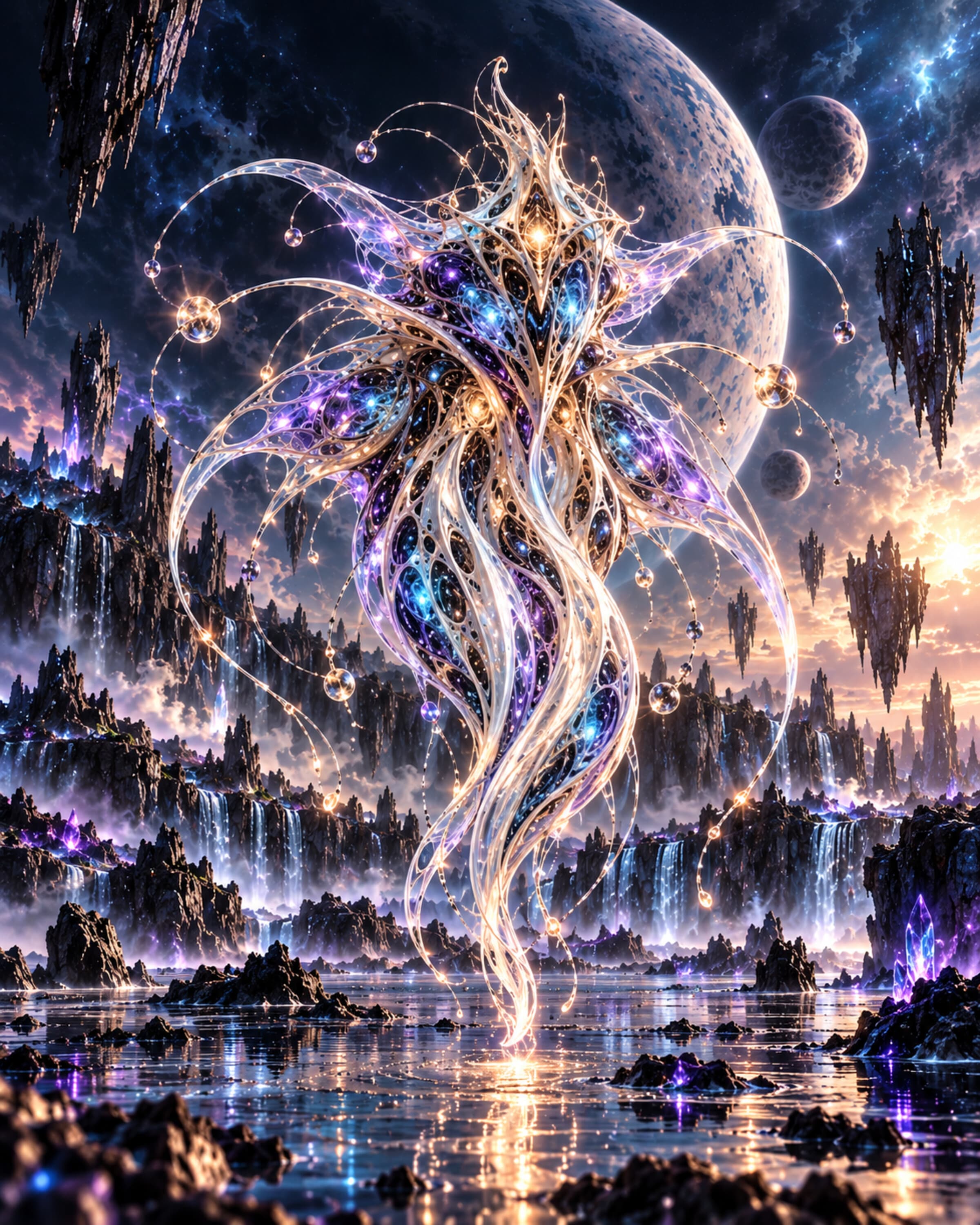 Nerei, canonical flat NFT master concept